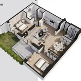 Cloud 9 Evolution Apartament 3 camere cu gradina